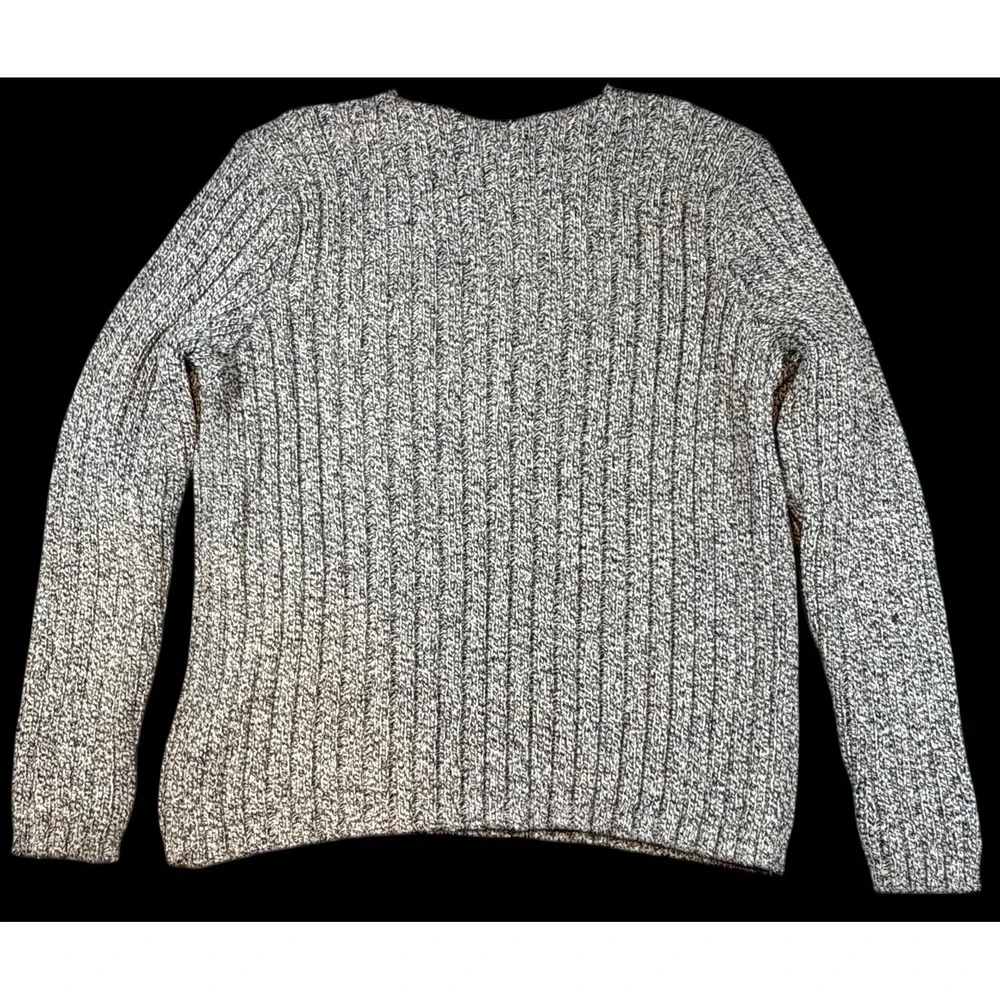 Vintage Polo Ralph Lauren Men's Fisherman Sweater XL Pullover Heavy Knit Navy